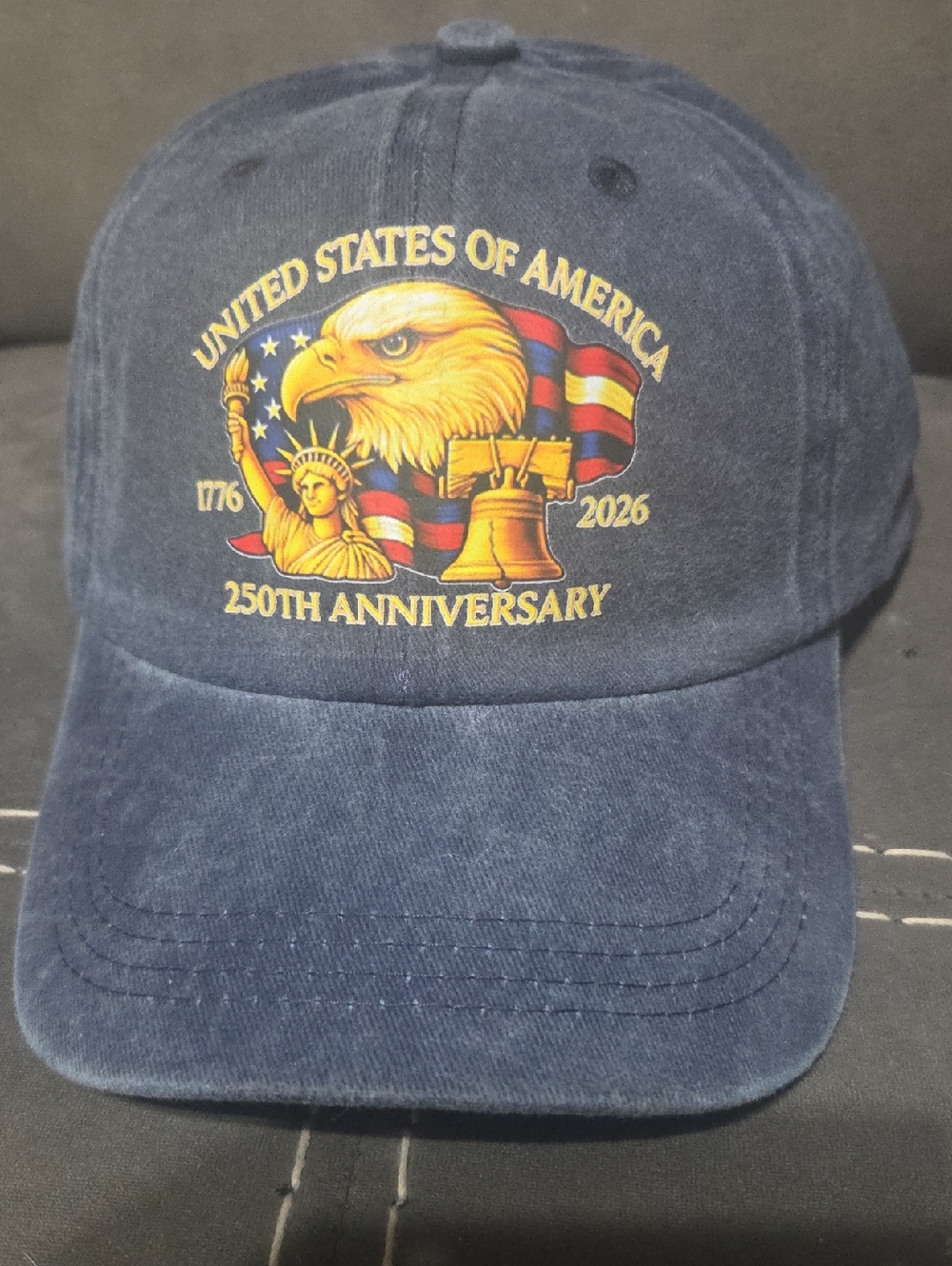 United States of America 250th Anniversary Navy Baseball Cap